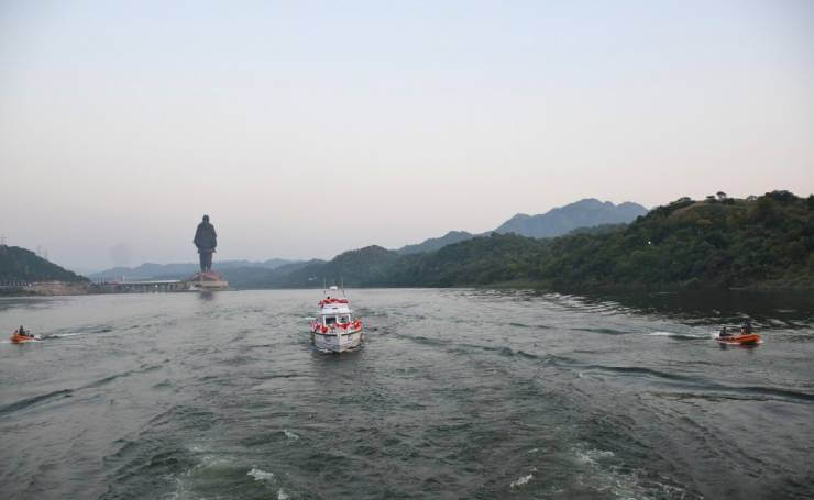 Boating in Narmada River